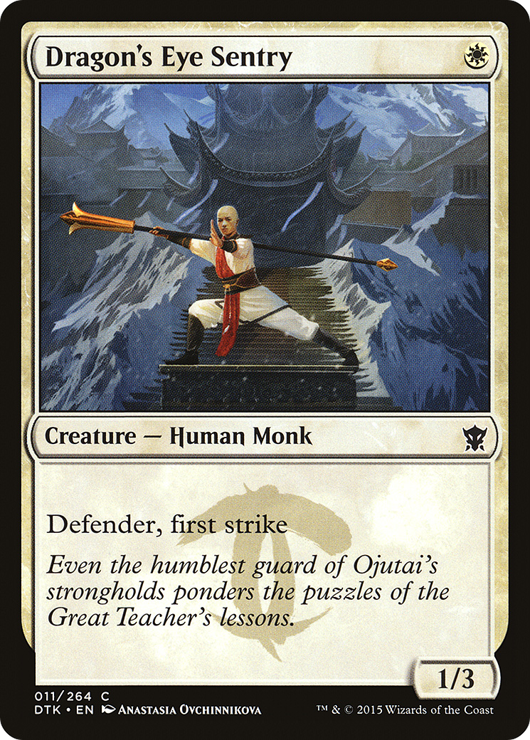 Dragon's Eye Sentry [Dragons of Tarkir] Foil