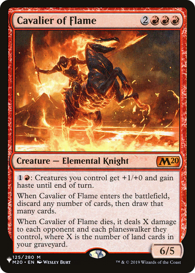 Cavalier of Flame |  (M20-125) [The List]
