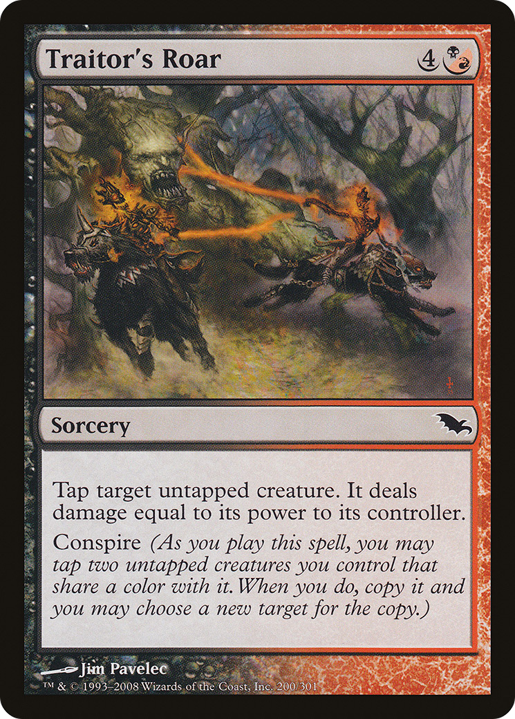 Traitor's Roar [Shadowmoor] Foil