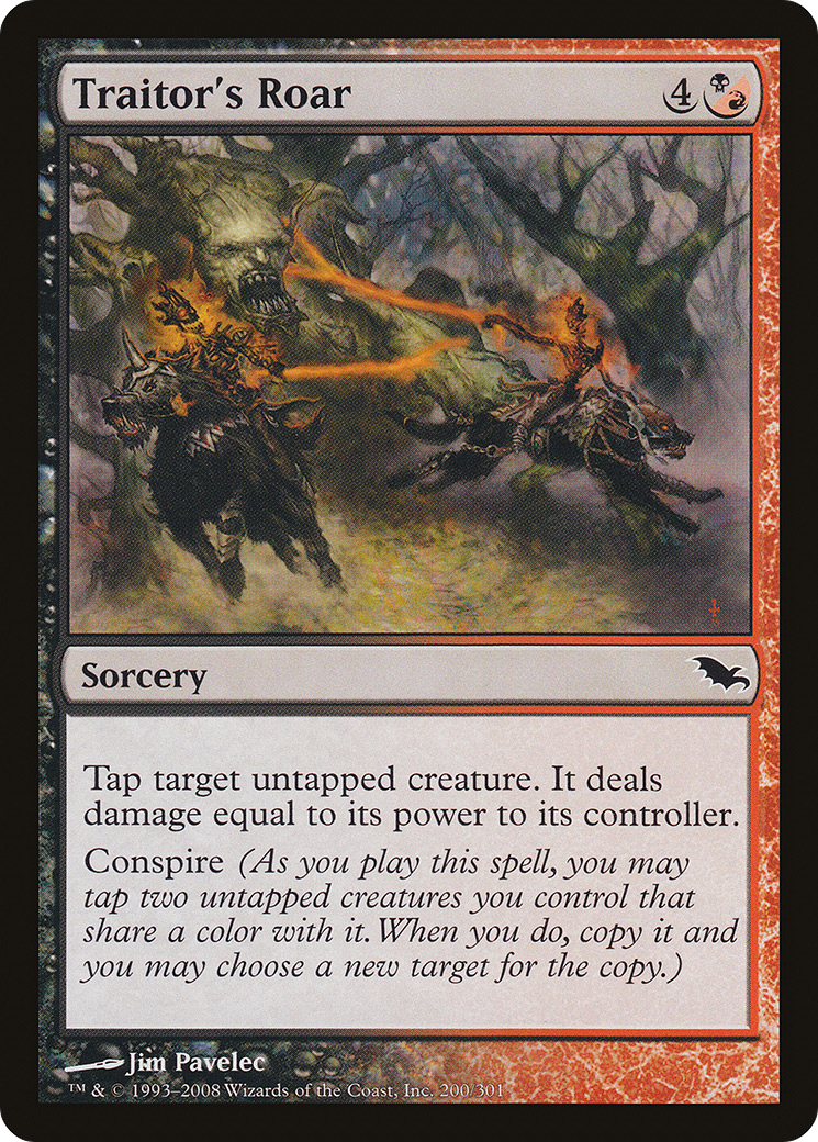 Traitor's Roar [Shadowmoor] Foil