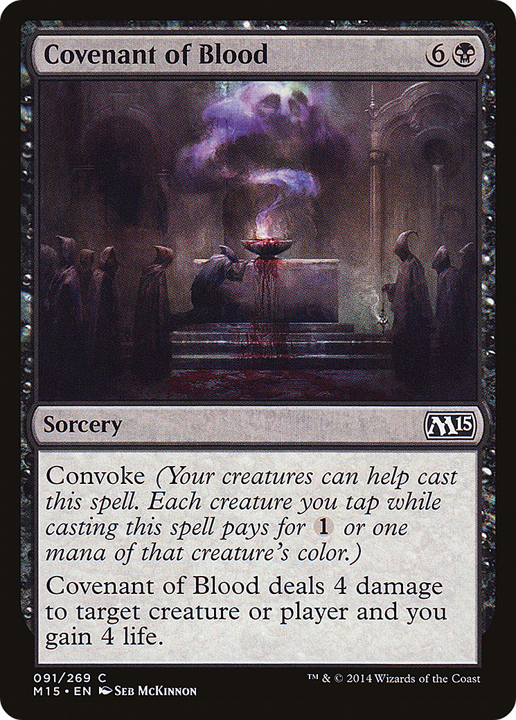 Covenant of Blood [Magic 2015] Foil