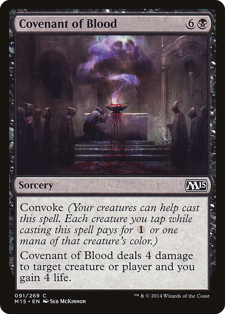 Covenant of Blood [Magic 2015] Foil