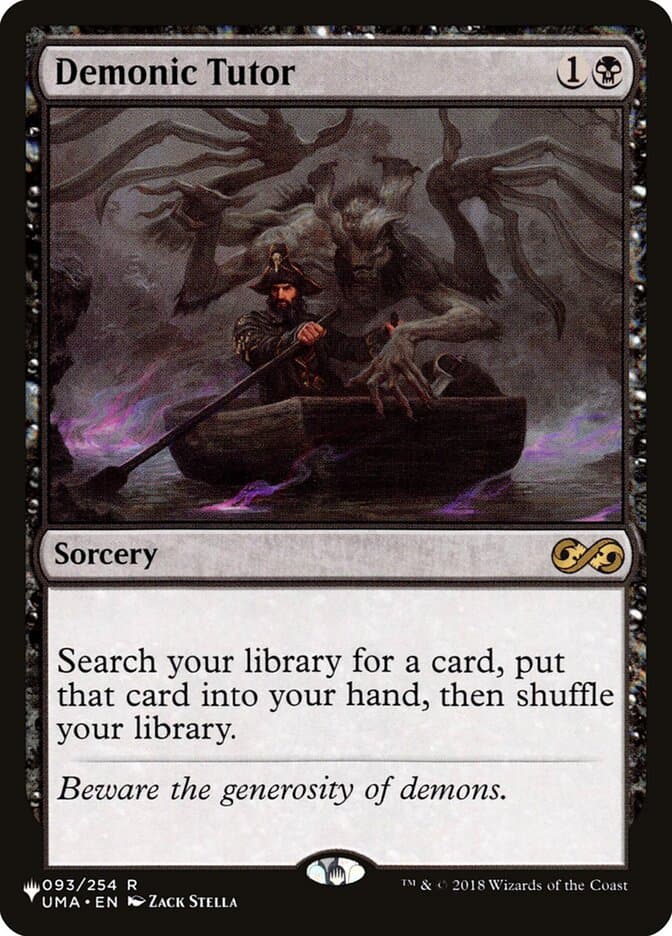 Demonic Tutor |  (UMA-93) [The List]