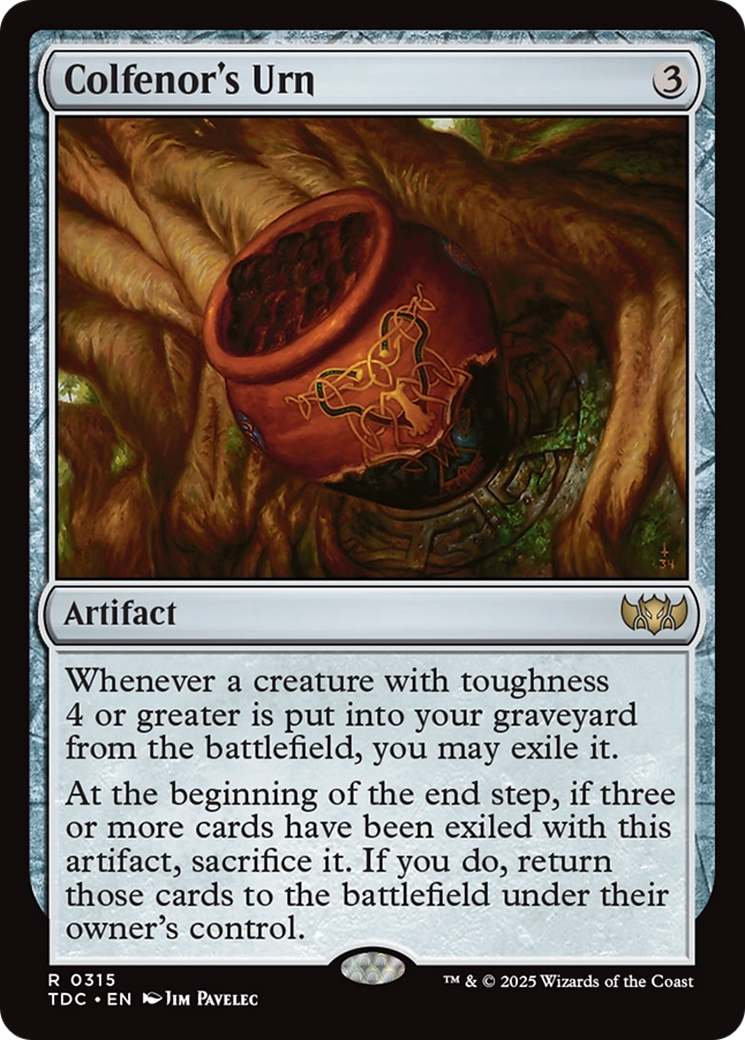 Colfenor's Urn (315) [Commander: Tarkir: Dragonstorm]