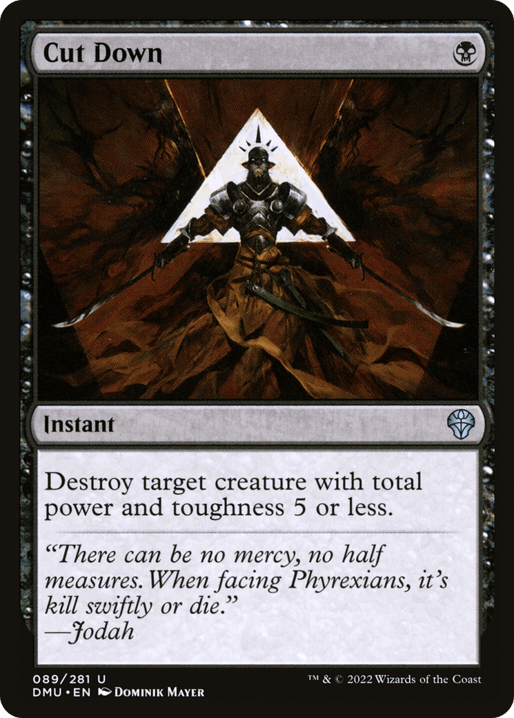 Cut Down [Dominaria United] Foil