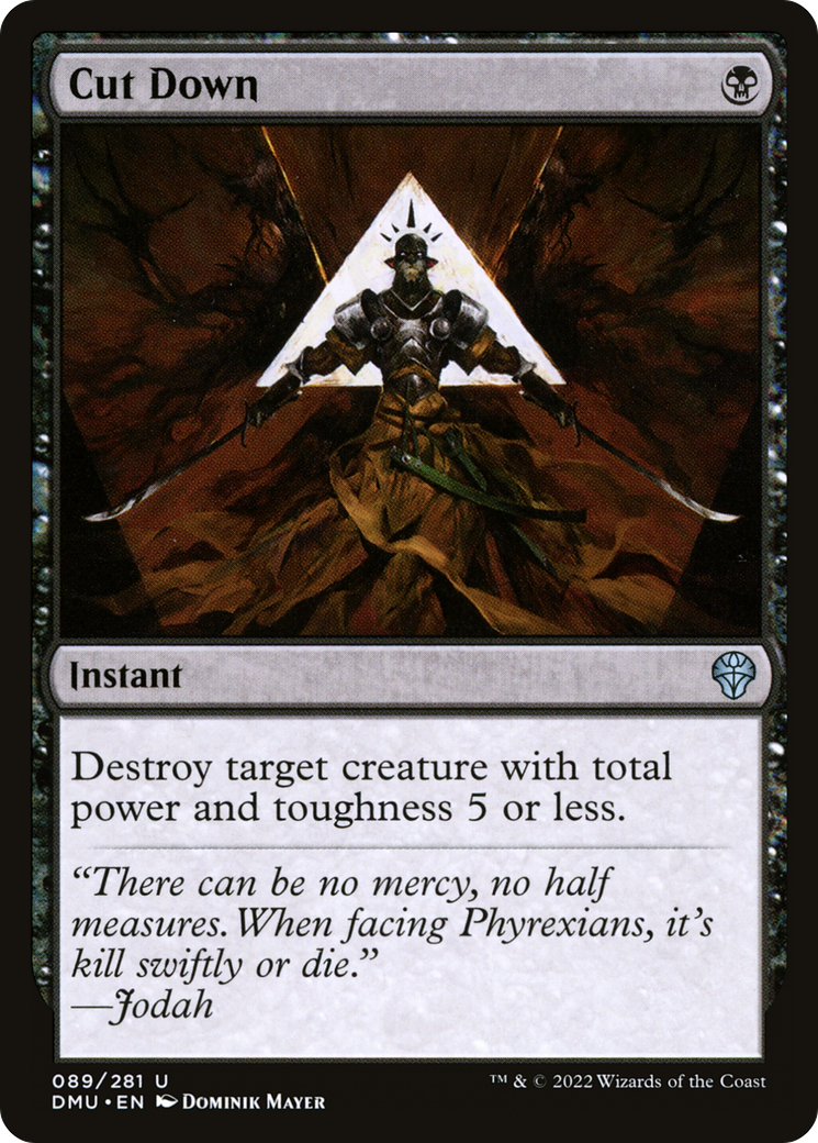 Cut Down [Dominaria United] Foil