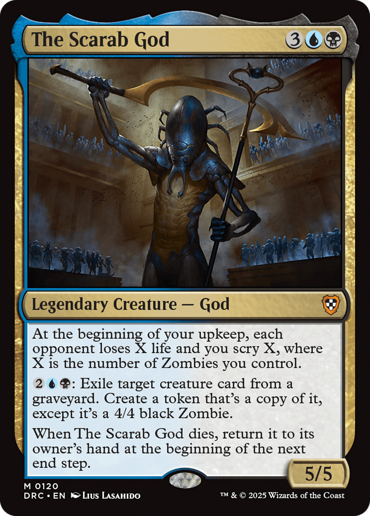 The Scarab God (-120) [Commander: Aetherdrift]