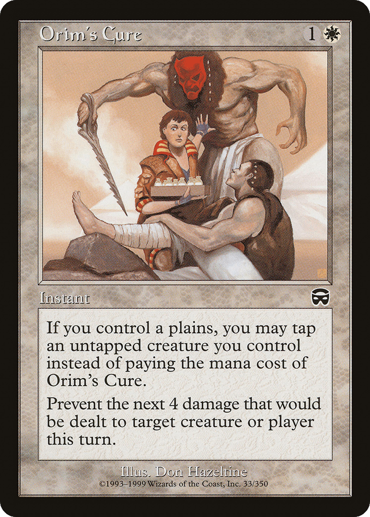 Orim's Cure [Mercadian Masques] Foil