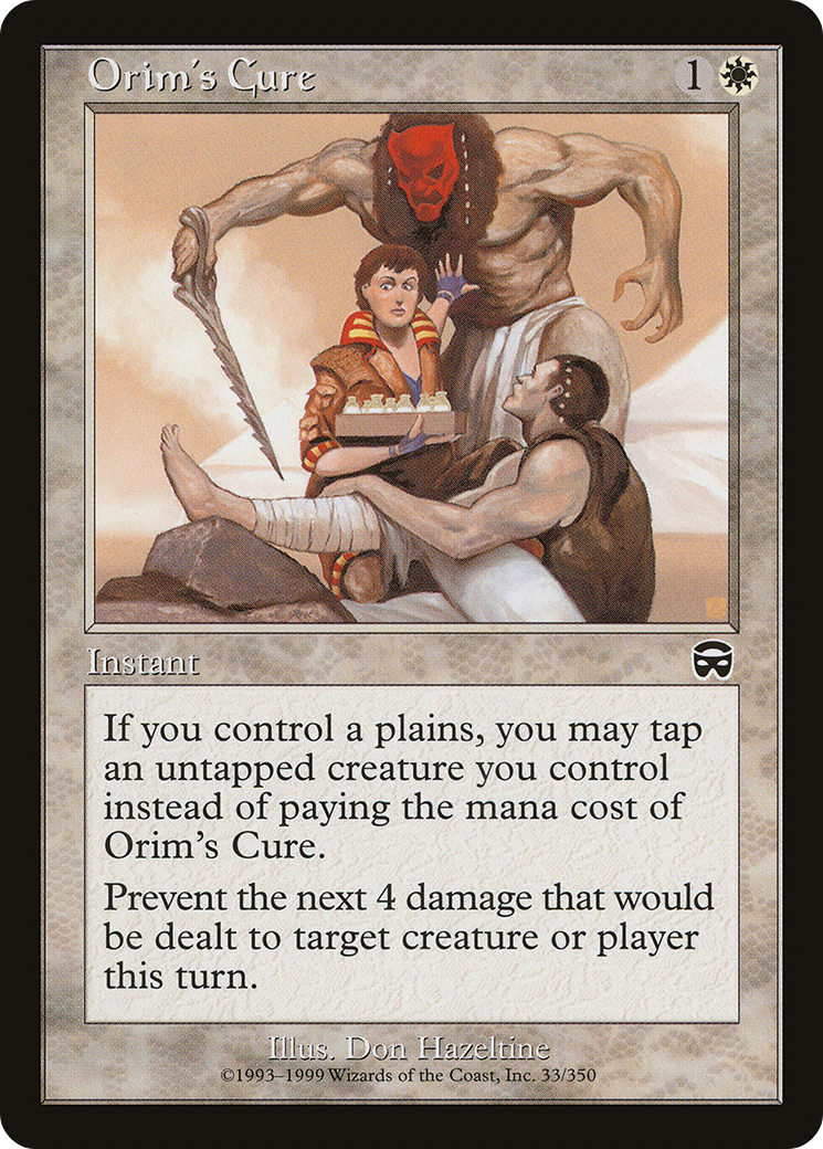 Orim's Cure [Mercadian Masques] Foil