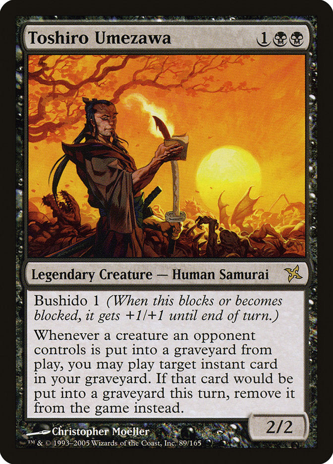 Toshiro Umezawa 89/165 (Betrayers of Kamigawa) 