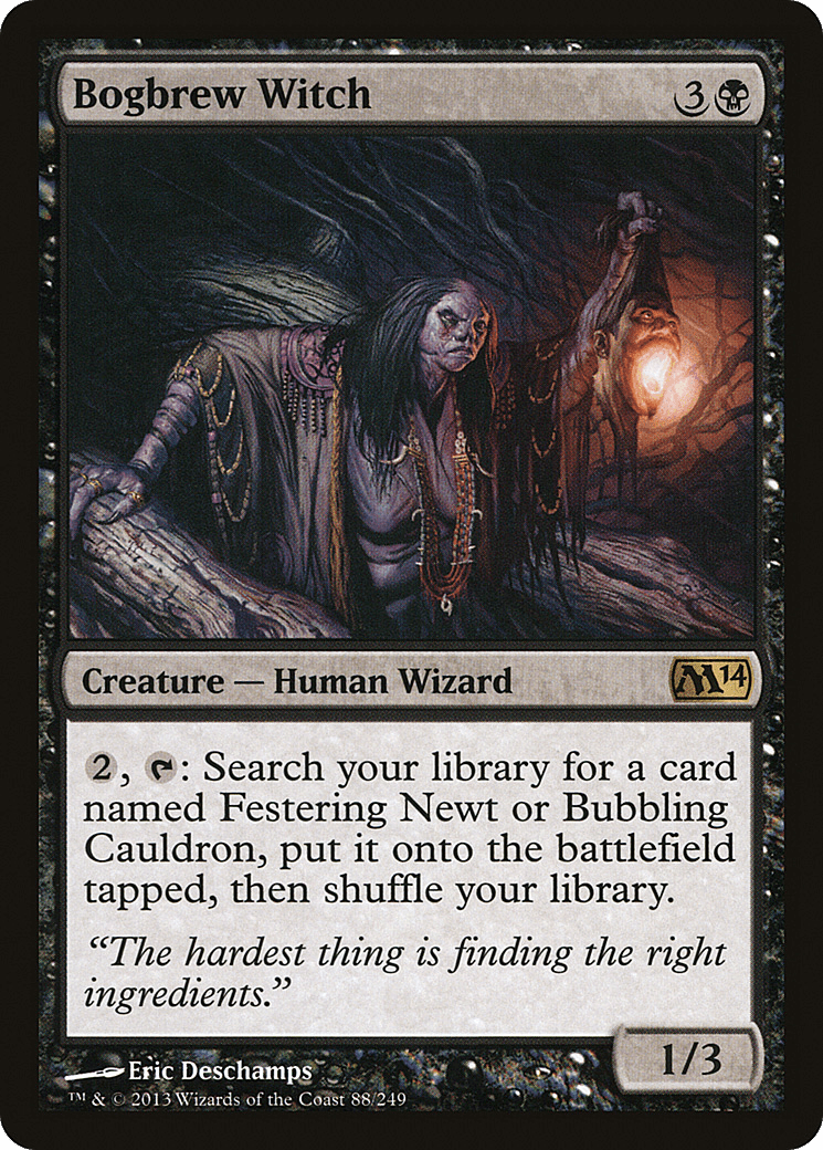 Bogbrew Witch [Magic 2014] Foil
