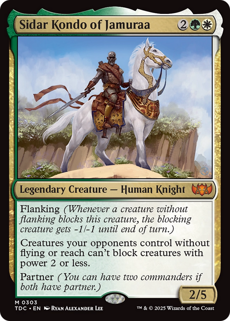 Sidar Kondo of Jamuraa (303) [Commander: Tarkir: Dragonstorm]