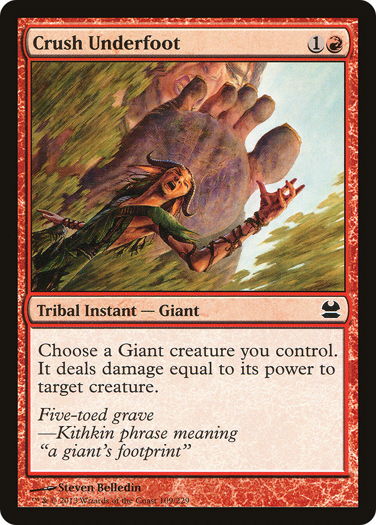Crush Underfoot [Modern Masters] Foil