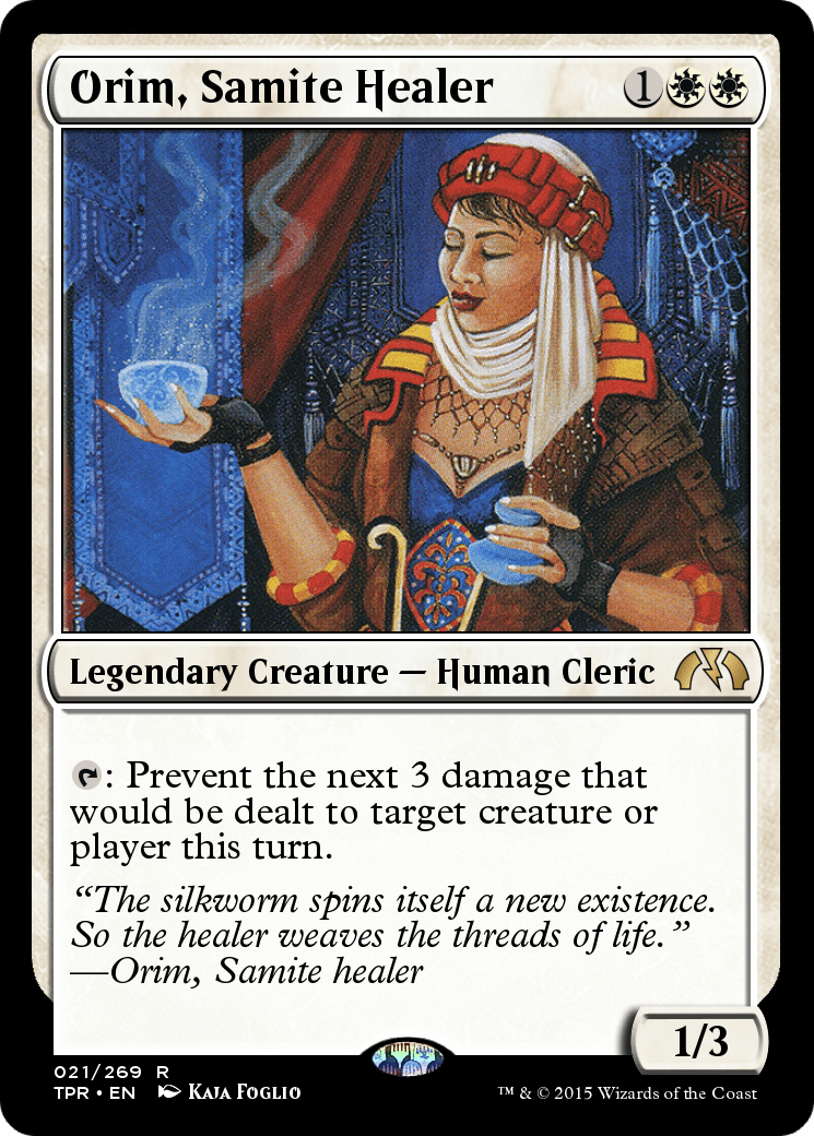 Orim, Samite Healer (TPR-021) - Tempest Remastered Foil