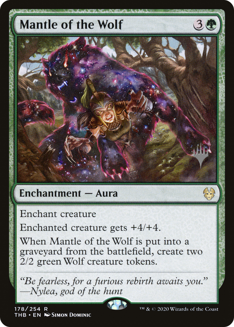 Mantle of the Wolf (Promo Pack) [Theros Beyond Death Promos] Foil