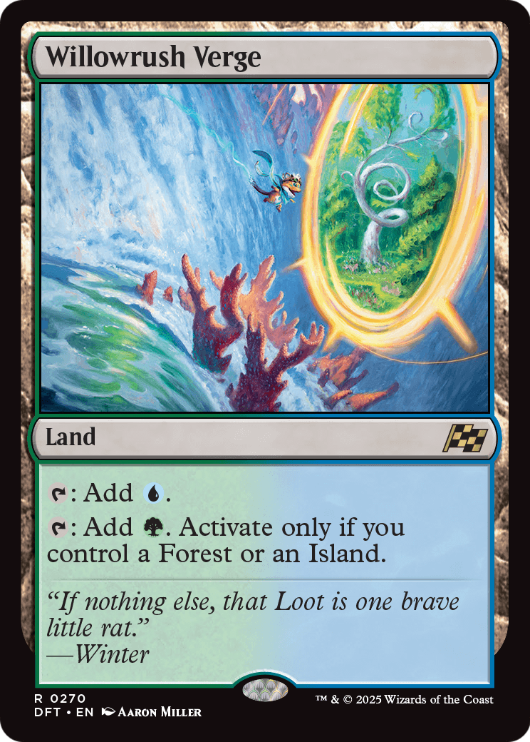Willowrush Verge |  Foil (270) [Aetherdrift]