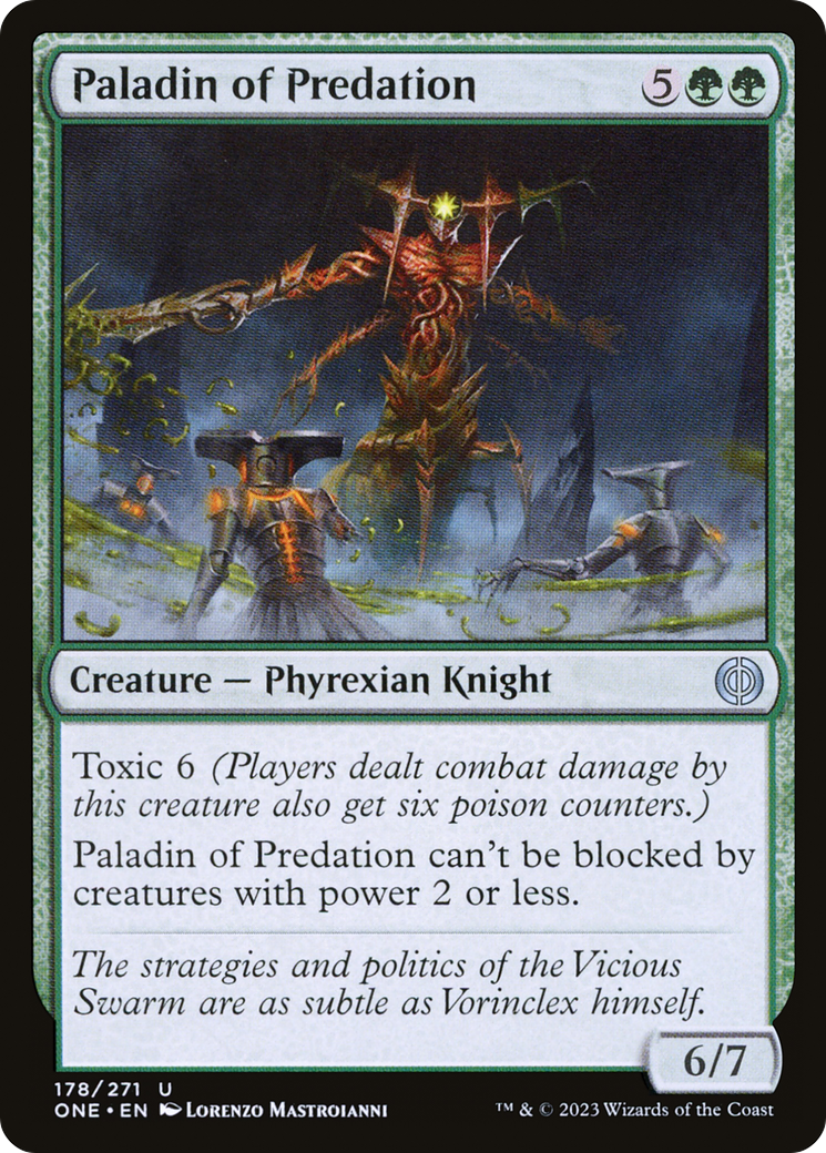 Paladin of Predation [Phyrexia: All Will Be One] Foil