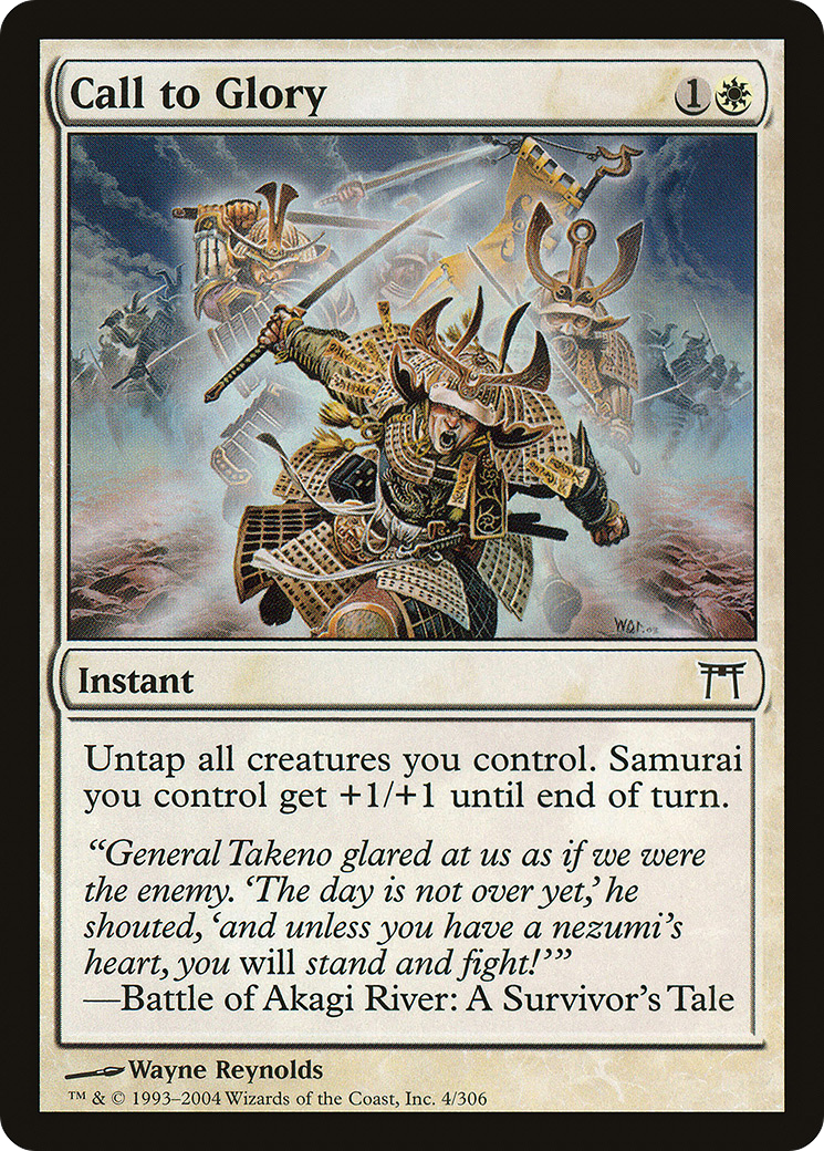 Call to Glory [Champions of Kamigawa] Foil