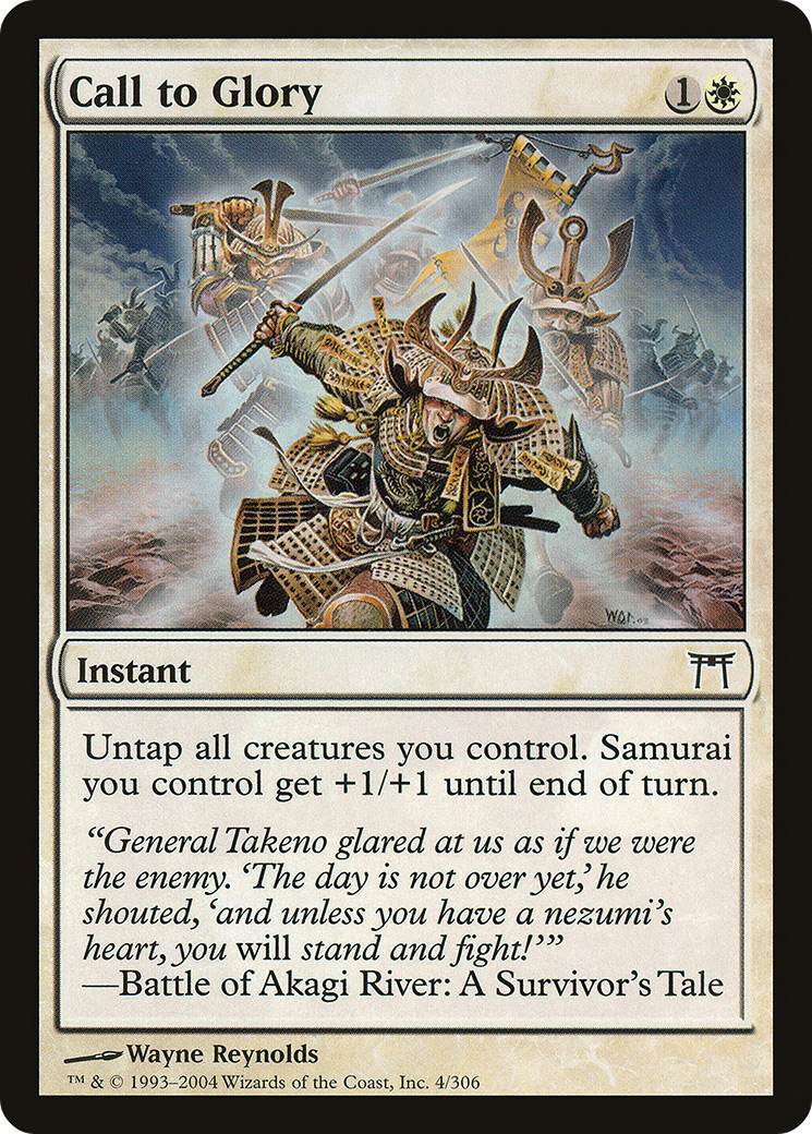 Call to Glory [Champions of Kamigawa] Foil