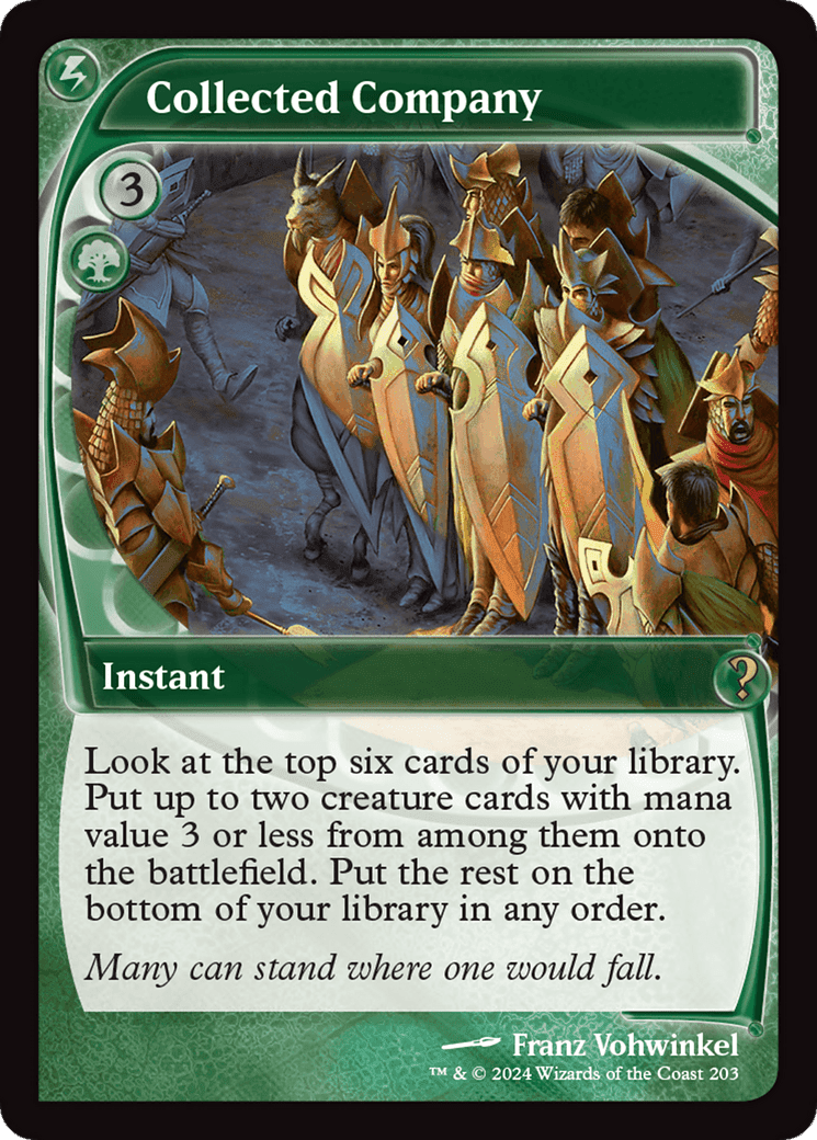 Collected Company (Future Sight) [Mystery Booster 2] Foil