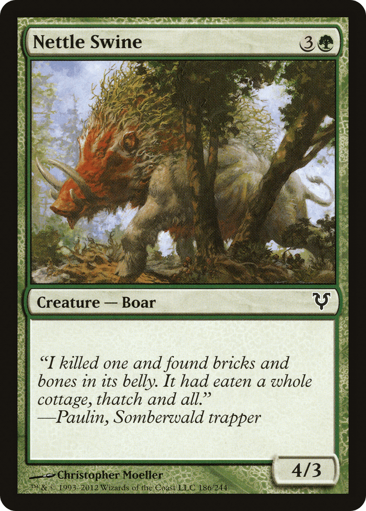 Nettle Swine [Avacyn Restored] Foil