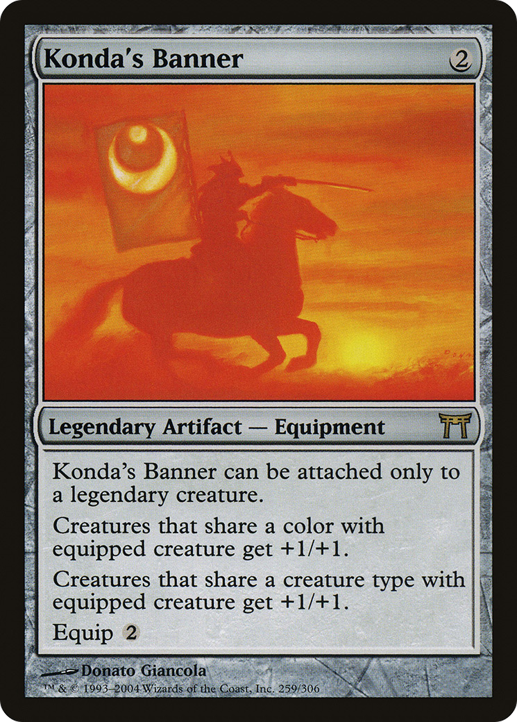 Konda's Banner [Champions of Kamigawa] Foil