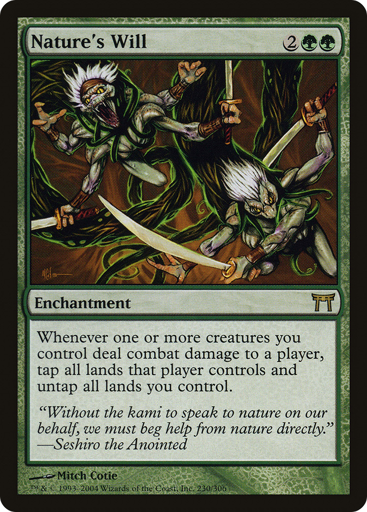 Nature's Will [Champions of Kamigawa] Foil