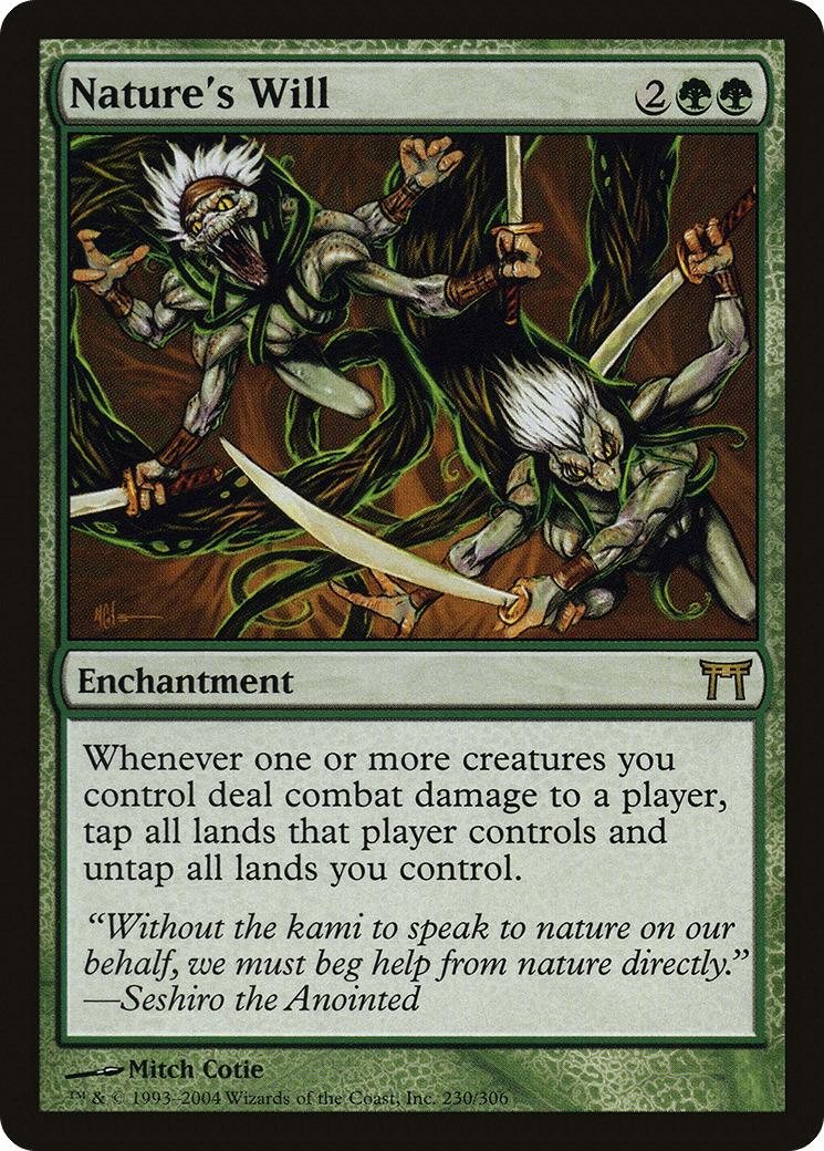 Nature's Will [Champions of Kamigawa] Foil