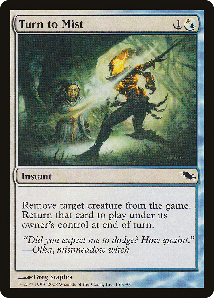 Turn to Mist [Shadowmoor] Foil