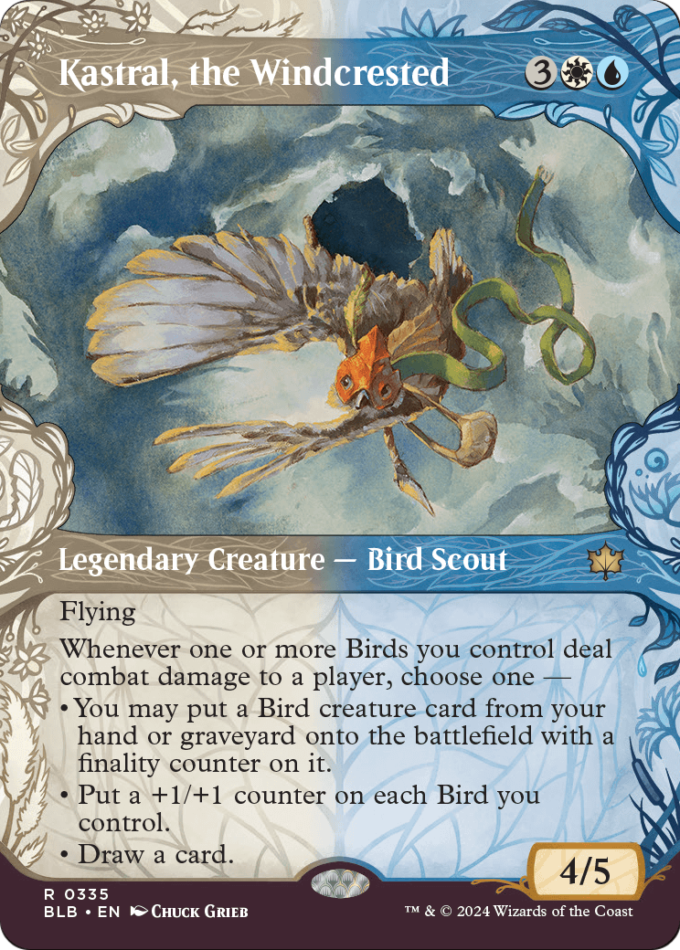 Kastral, the Windcrested (BLB-335) - Bloomburrow: (Showcase)
