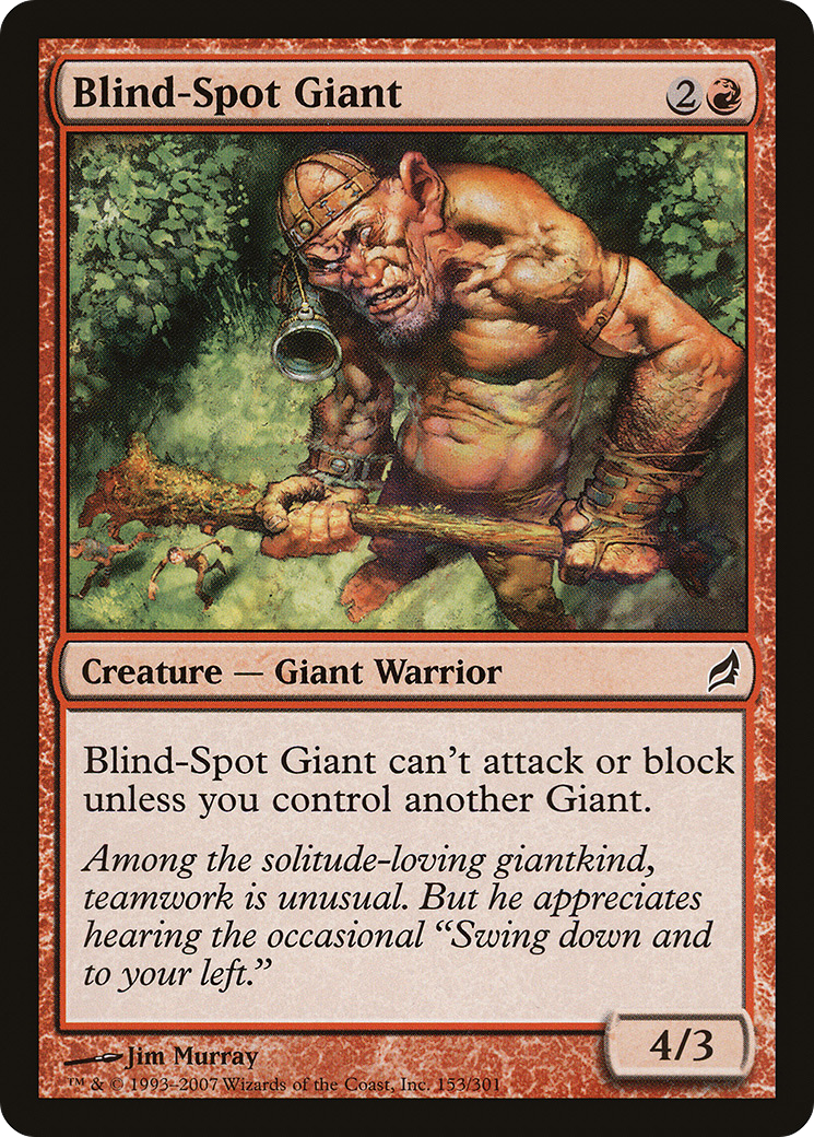 Blind-Spot Giant [Lorwyn] Foil