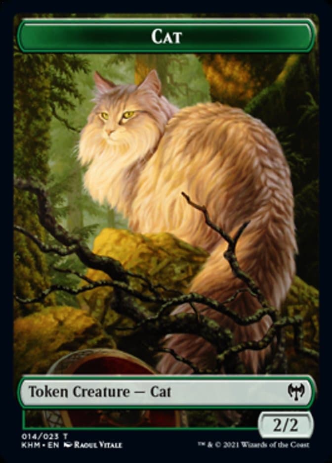 Cat Token [Kaldheim Tokens] Foil