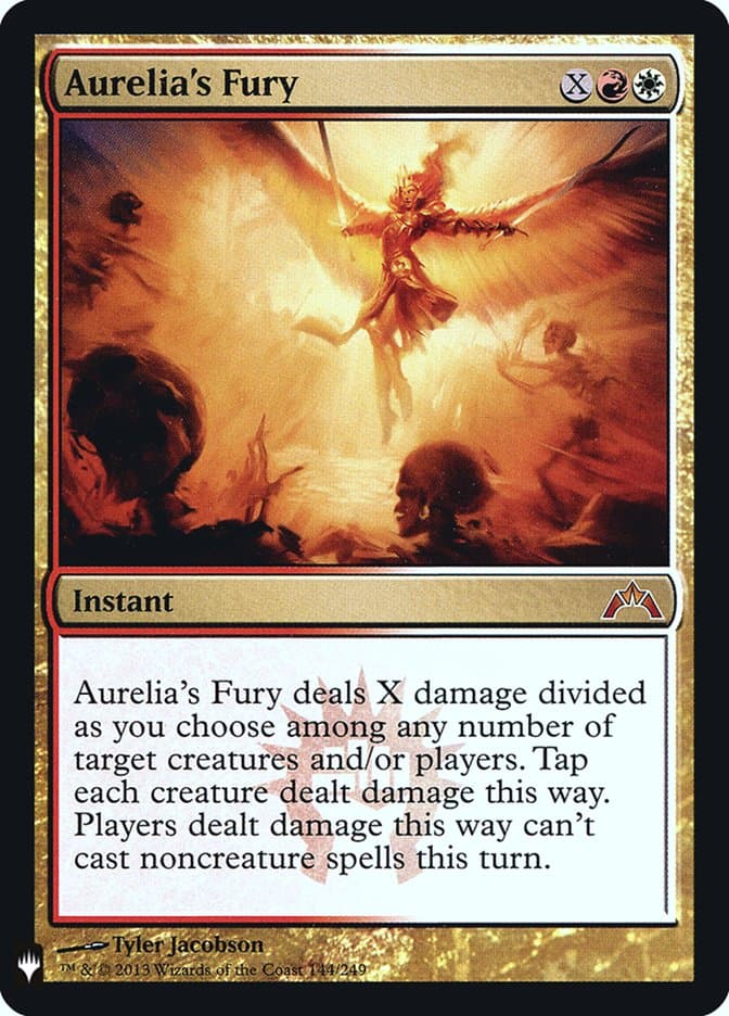 Aurelia's Fury |  Foil (GTC-144) [The List]