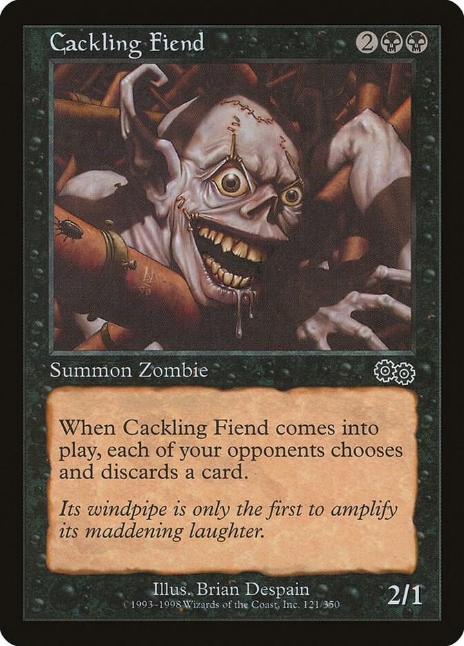 Cackling Fiend 121/350 (Urza's Saga) 