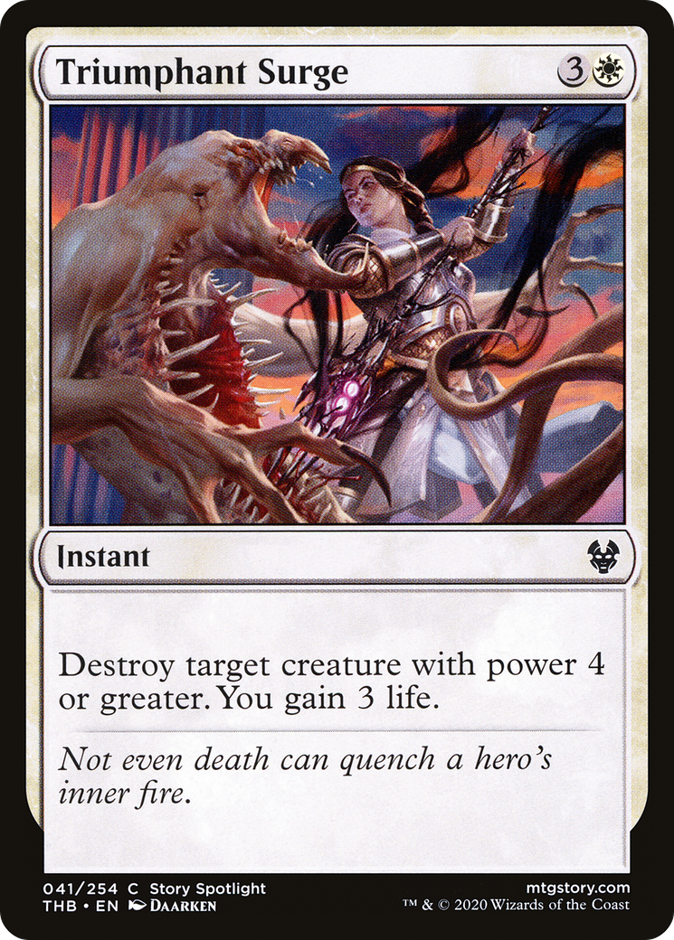 Triumphant Surge [Theros Beyond Death] Foil