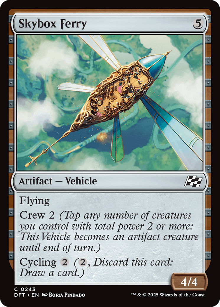Skybox Ferry |  Foil (243) [Aetherdrift]