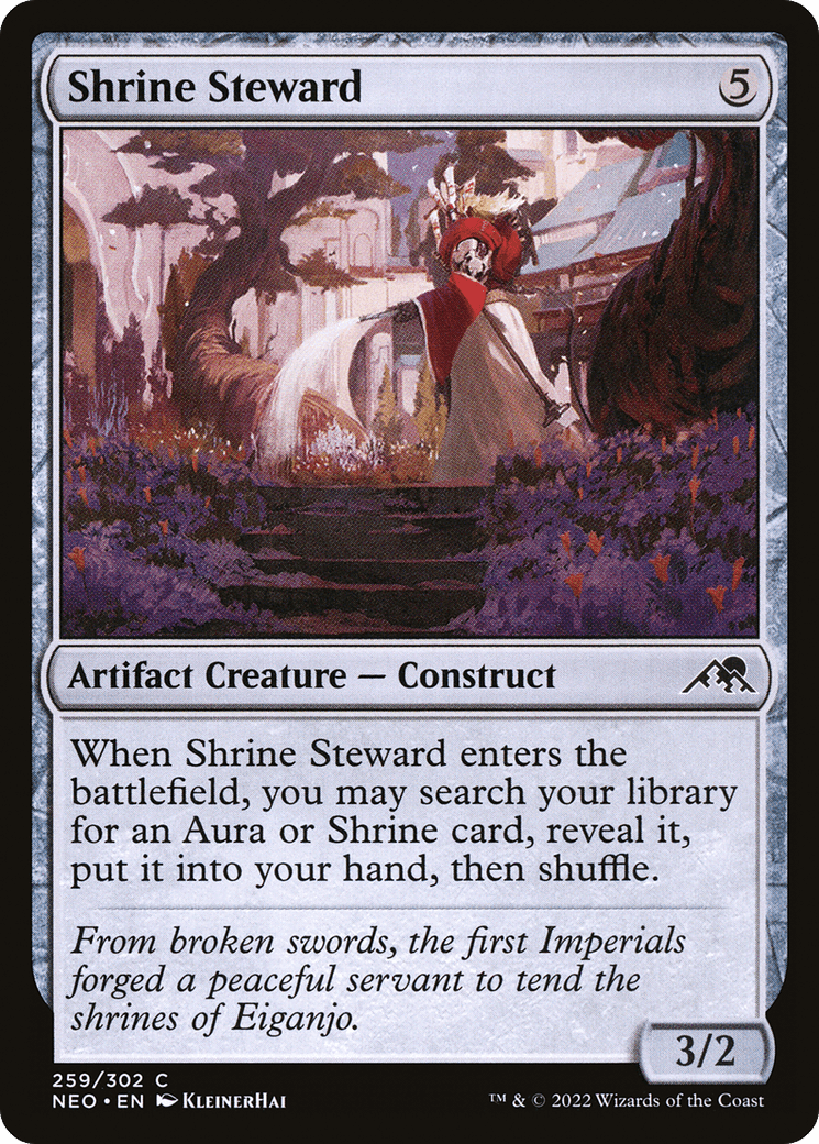 Shrine Steward [Kamigawa: Neon Dynasty] Foil