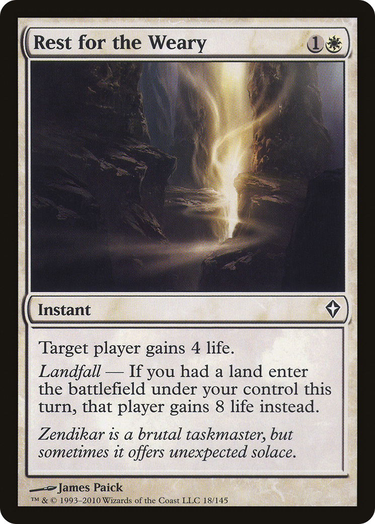 Rest for the Weary [Worldwake] Foil