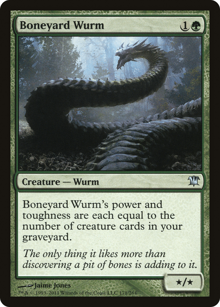 Boneyard Wurm [Innistrad] Foil