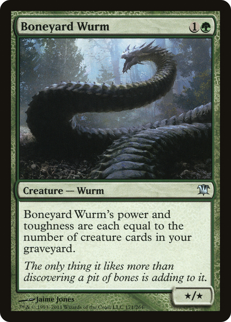 Boneyard Wurm [Innistrad] Foil