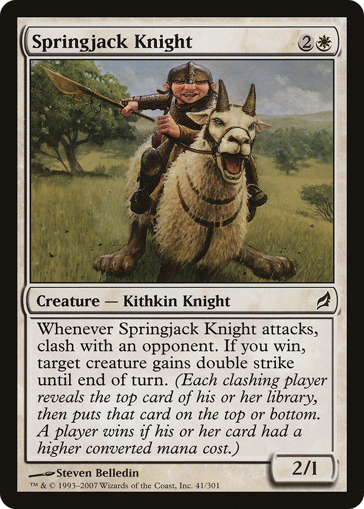 Springjack Knight [Lorwyn] Foil