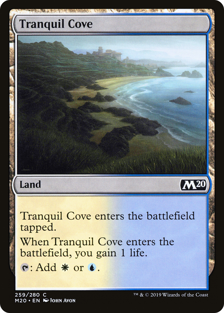 Tranquil Cove [Core Set 2020] Foil