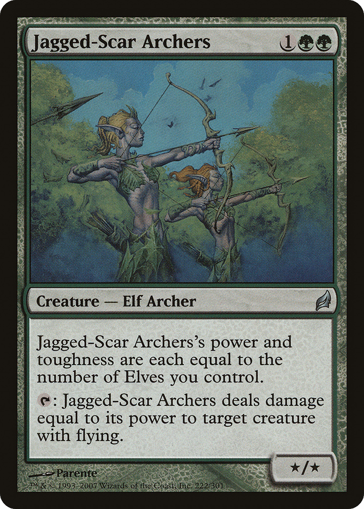 Jagged-Scar Archers [Lorwyn] Foil