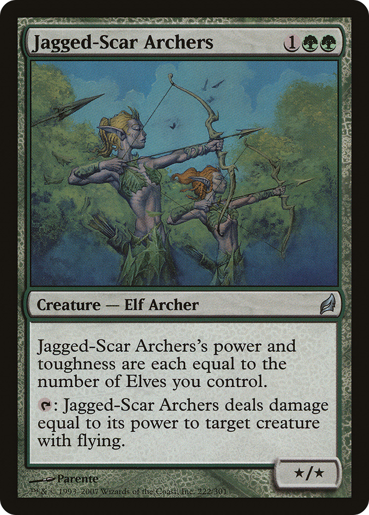 Jagged-Scar Archers [Lorwyn] Foil
