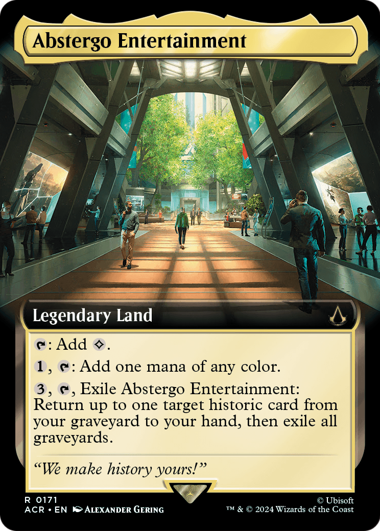 Abstergo Entertainment (Extended Art) [Assassin's Creed] Foil
