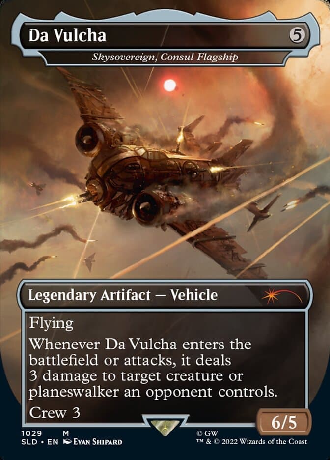 Da Vulcha - Skysovereign, Consul Flagship (Borderless) [Secret Lair Drop Series] Foil