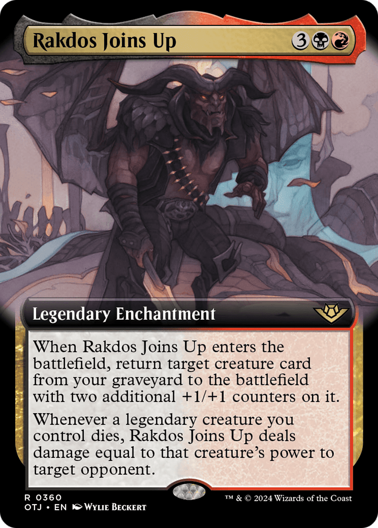 Rakdos Joins Up (Extended Art) [Outlaws of Thunder Junction] Foil