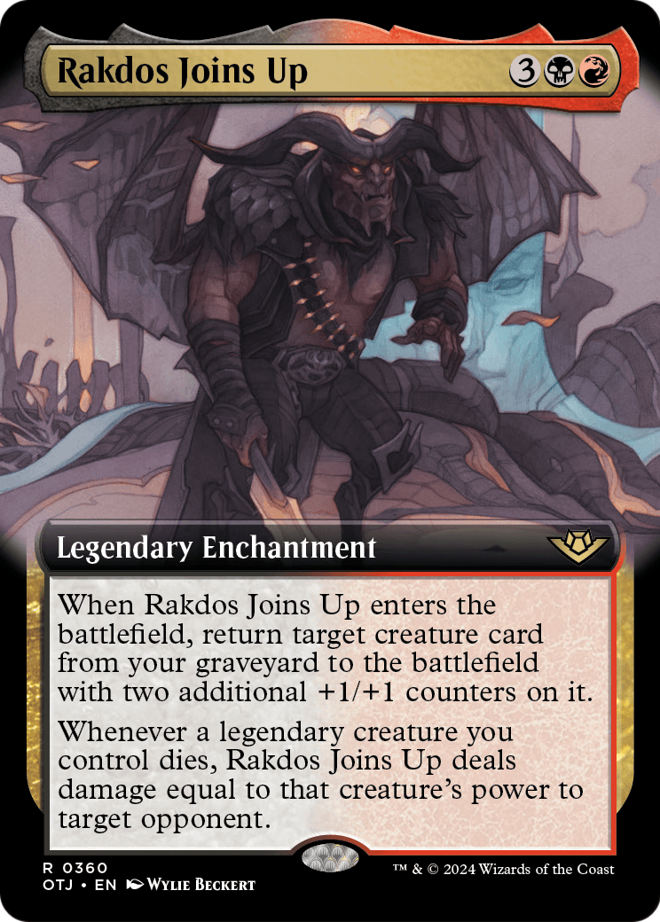 Rakdos Joins Up (Extended Art) [Outlaws of Thunder Junction] Foil