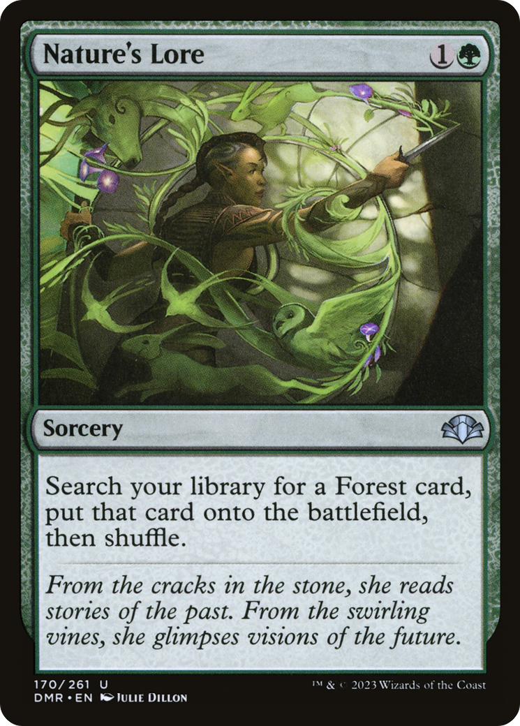 Nature's Lore [Dominaria Remastered] Foil