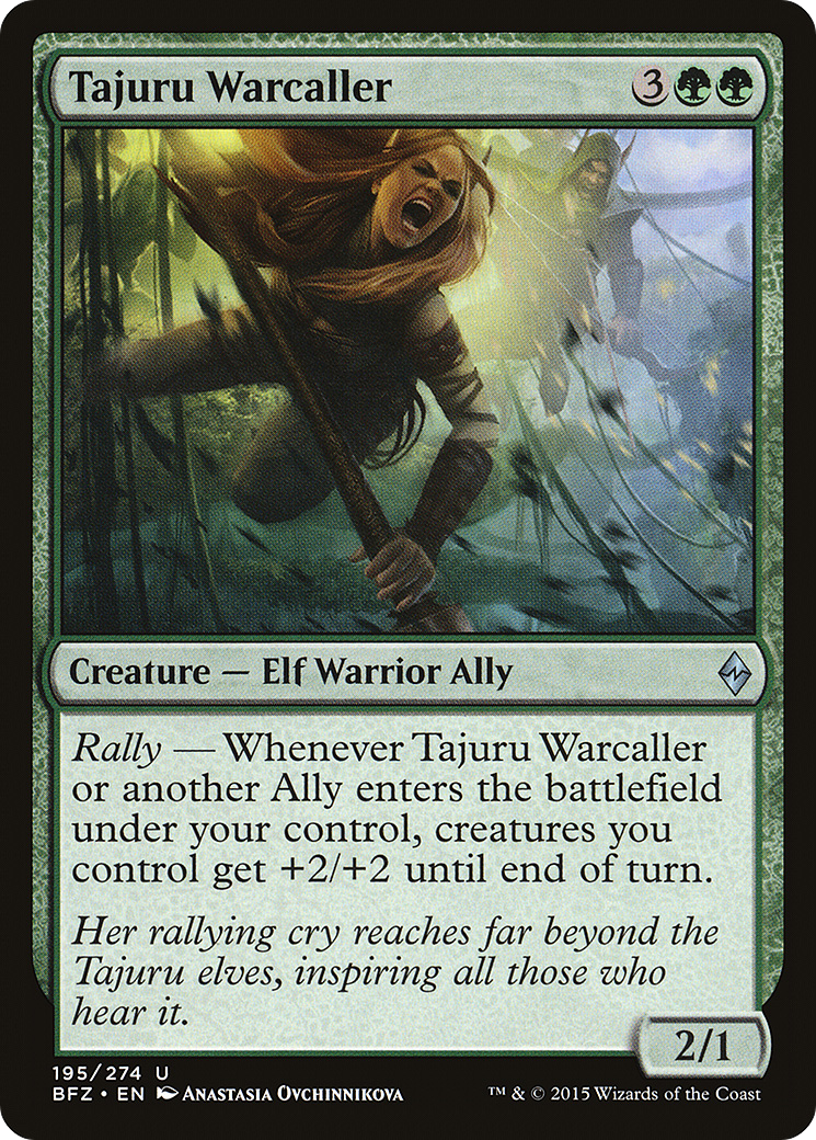 Tajuru Warcaller [Battle for Zendikar] Foil